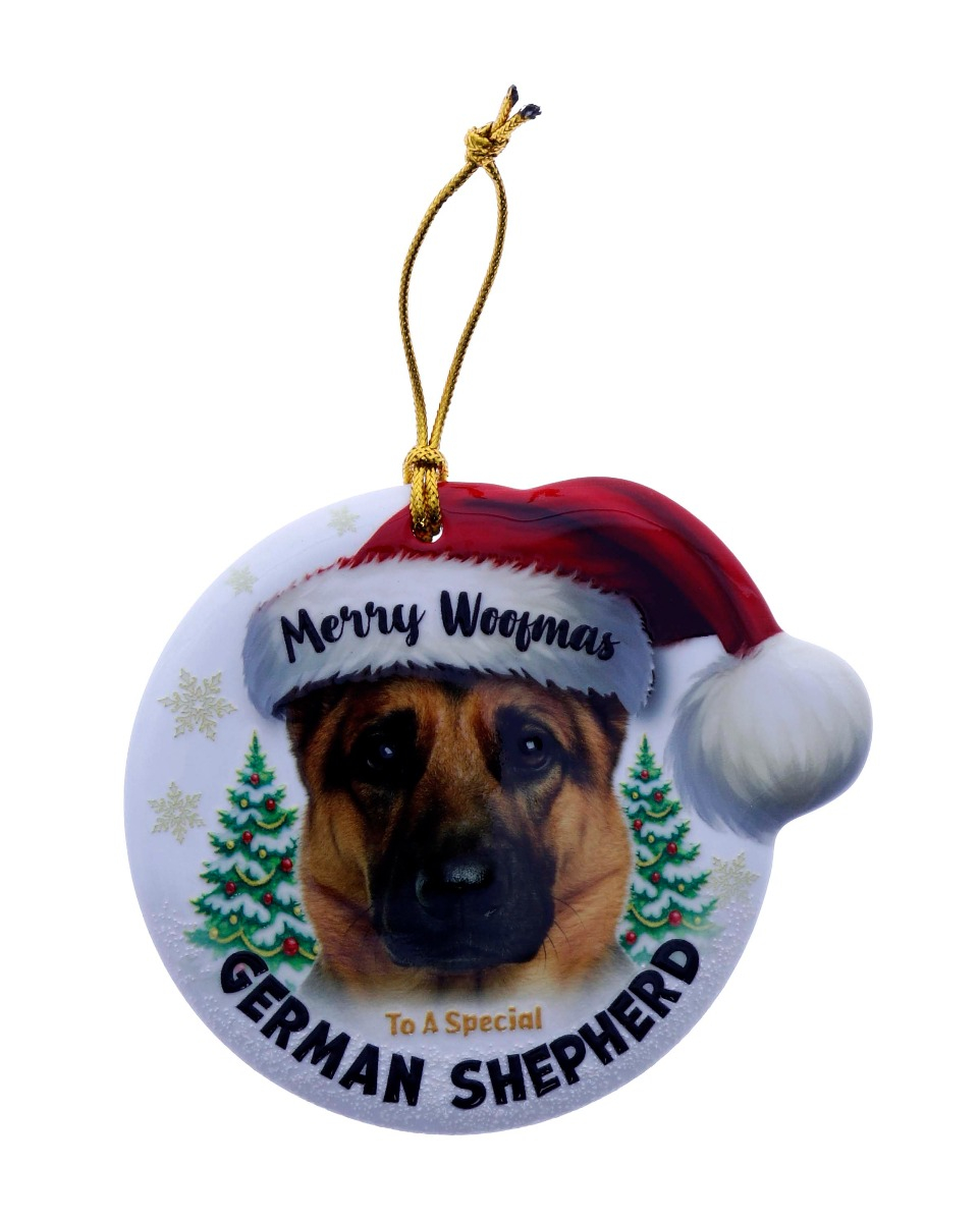 TSK Christmas Sentiment Plaque - German Shepherd