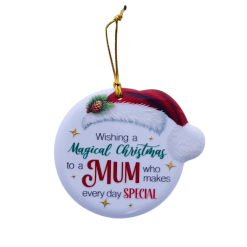 TSK Christmas Sentiment Plaque - Special Mum