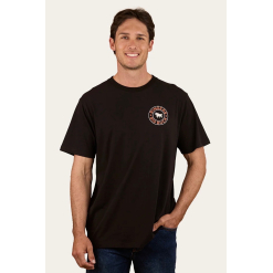 Ringers Buck Mens Loose Fit T-Shirt - Black