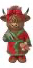 Highland Cow PJ's Resin B