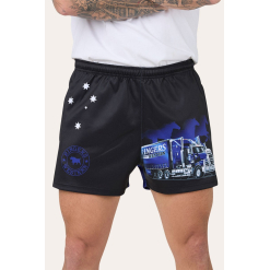 Road Rumble Unisex Footy Short - Blue