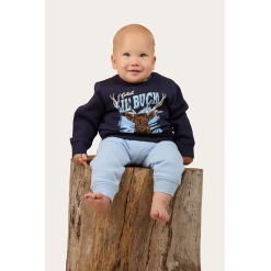 Buckie Babes Babies Fleece Pullover - Navy