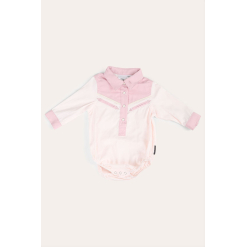 Dusty Babies Western Romper - Pink