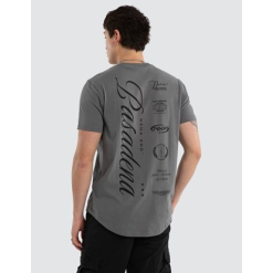 Pledge Dual Curved Tee - Lava Smoke