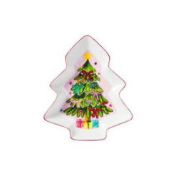 MW Fa la la Tree Dish 25.5cm Gift Boxed
