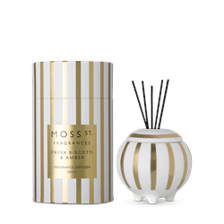 MOSS ST. Fresh Biscotti & Amber Ceramic Diffuser 100ml