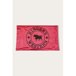 Ringers Western Signature Flag - Melon / Black