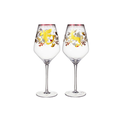 MW White Christmas 2026 Wine Glass 500ML Set of 2 Assorted Gift Boxed
