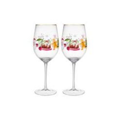 MW Fa la la Wine Glass 580ML Set of 2 Gift Boxed