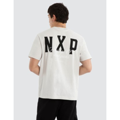 Burns Dual Curved Tee - Optical White