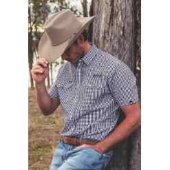 Thirsty Days Mens Pub Shirt - Chocolate