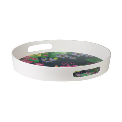 MW Tropical Twilight Melamine Round Serving Tray
