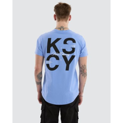 Future Dual Curved Tee - Vista Blue