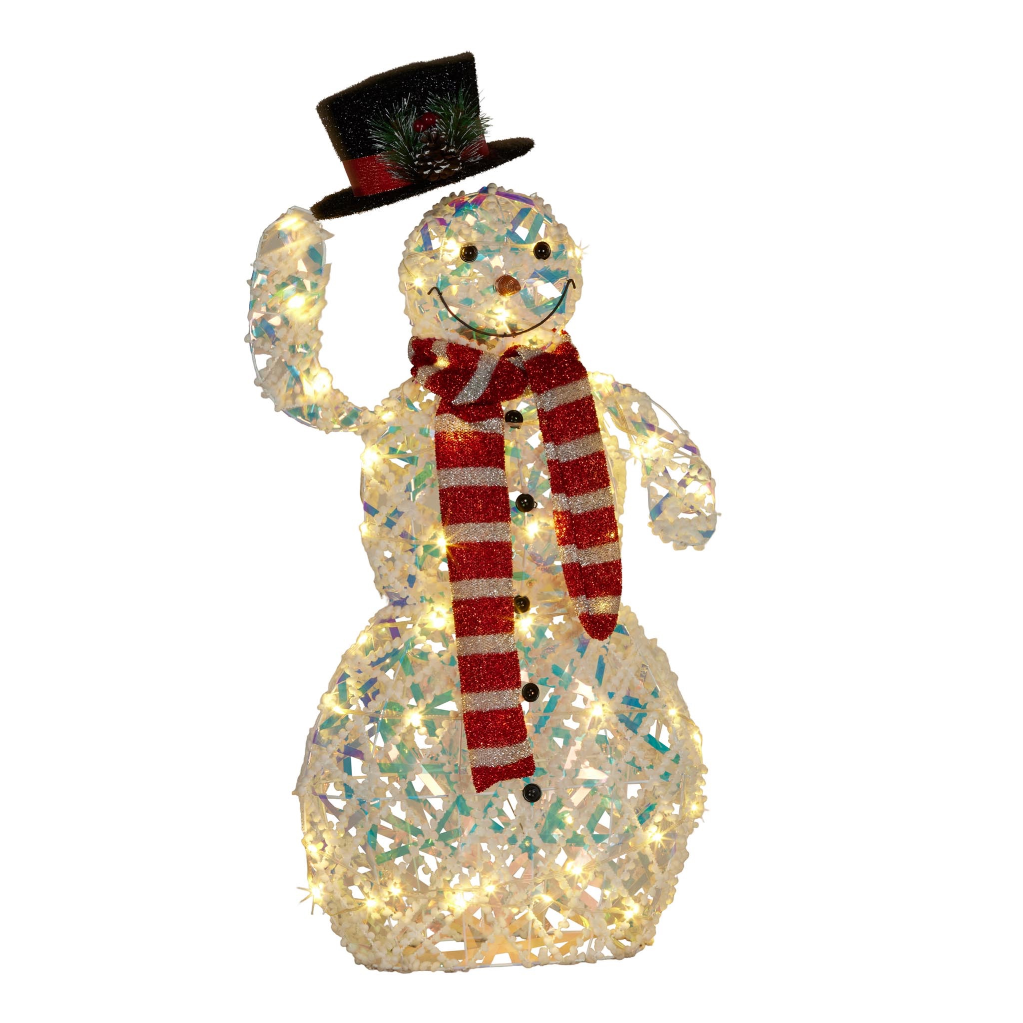 Snowman Christmas Display with Animation & Lights