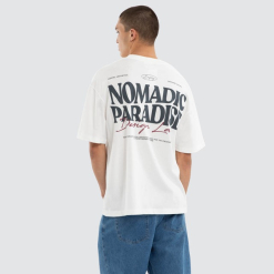 Hollow Street Tee - Natural White