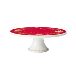 MW White Christmas 2026 Footed Cake Stand 28cm Gift Boxed