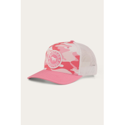 Signature Bull Trucker Cap - Pink Camo