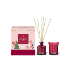 Love Anna X Jolly Folk Caramel Shortbread Candle & Diffuser Set 70g & 40ML Gift Boxed