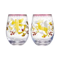 MW White Christmas 2026 Stemless Glass 550ML Set of 2 Assorted Gift Boxed