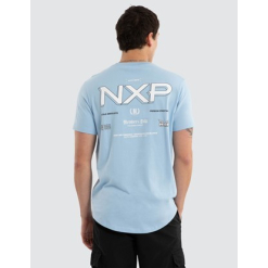 Buzz Dual Curved Tee - Blue Bell