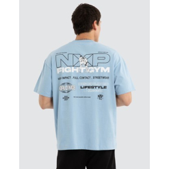 Script Raptor Tee - Blue Bell
