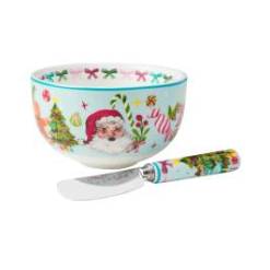 MW Fa la la Dip & Spreader Set Gift Boxed