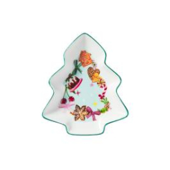 MW Fa la la Tree Dish 13.5cm Gift Boxed