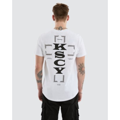 Hunter Dual Curved Tee - Optical White