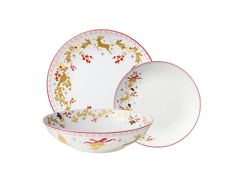 MW White Christmas 2026 Coupe Dinner Set 12pc Gift Boxed