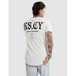 Resolved Dual Curved Tee - Optical White
